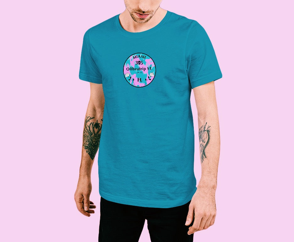 Offbeatrip Miami inspired Short-Sleeve Unisex T-Shirt