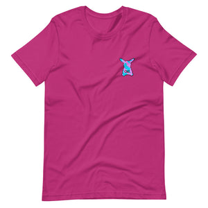 Offbeatrip Colorful Bunny Short-Sleeve Unisex T-Shirt