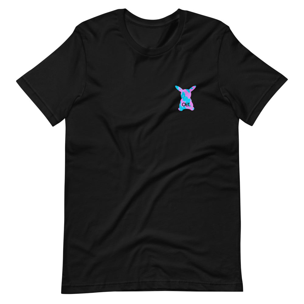 Offbeatrip Colorful Bunny Short-Sleeve Unisex T-Shirt