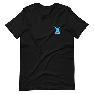 Offbeatrip Colorful Bunny Short-Sleeve Unisex T-Shirt