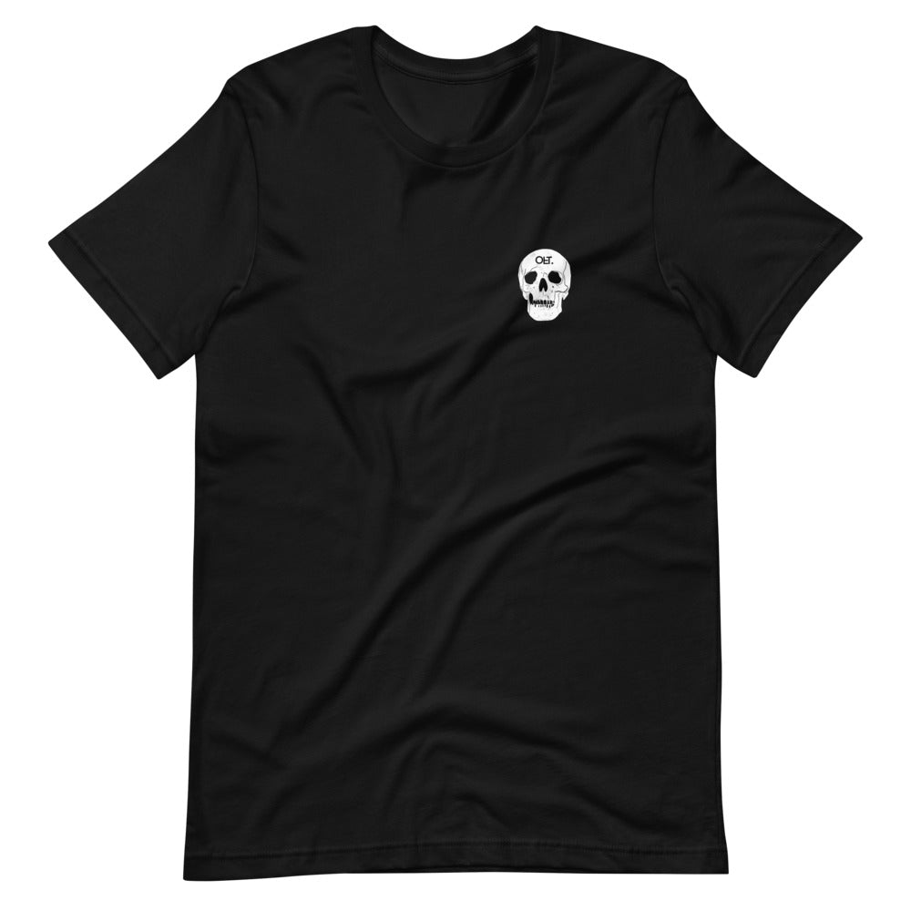 Offbeatrip White Skull Short-Sleeve Unisex T-Shirt