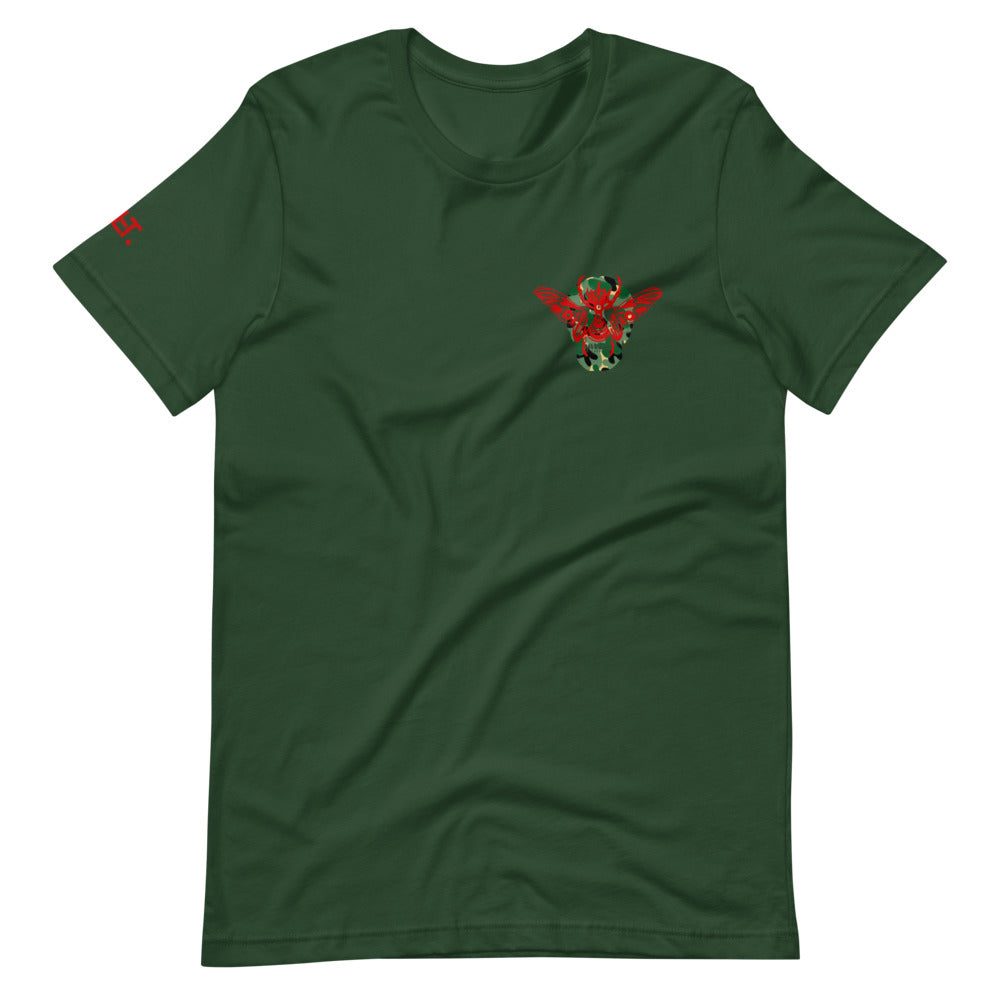 Offbeatrip Camo Skull Short-Sleeve Unisex T-Shirt