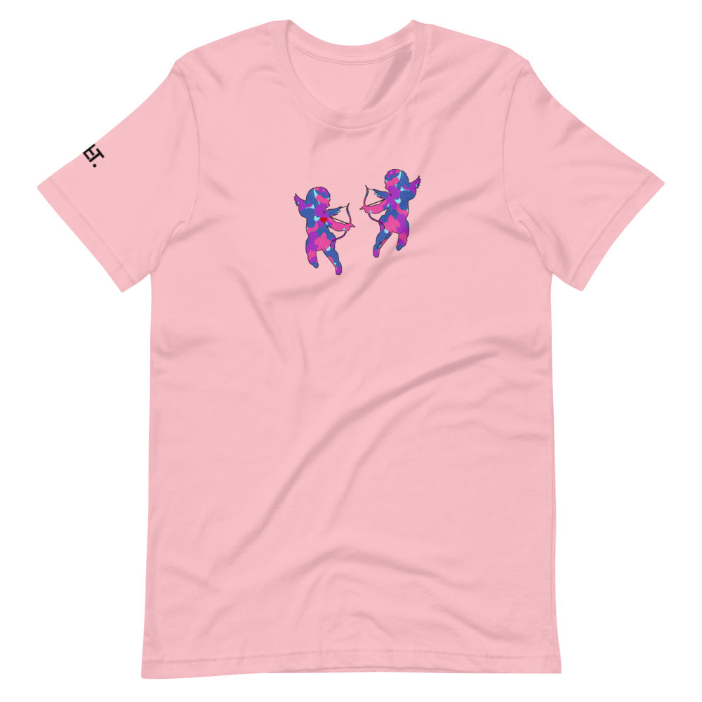 Offbeatrip Camo Cupid Short-Sleeve Unisex T-Shirt