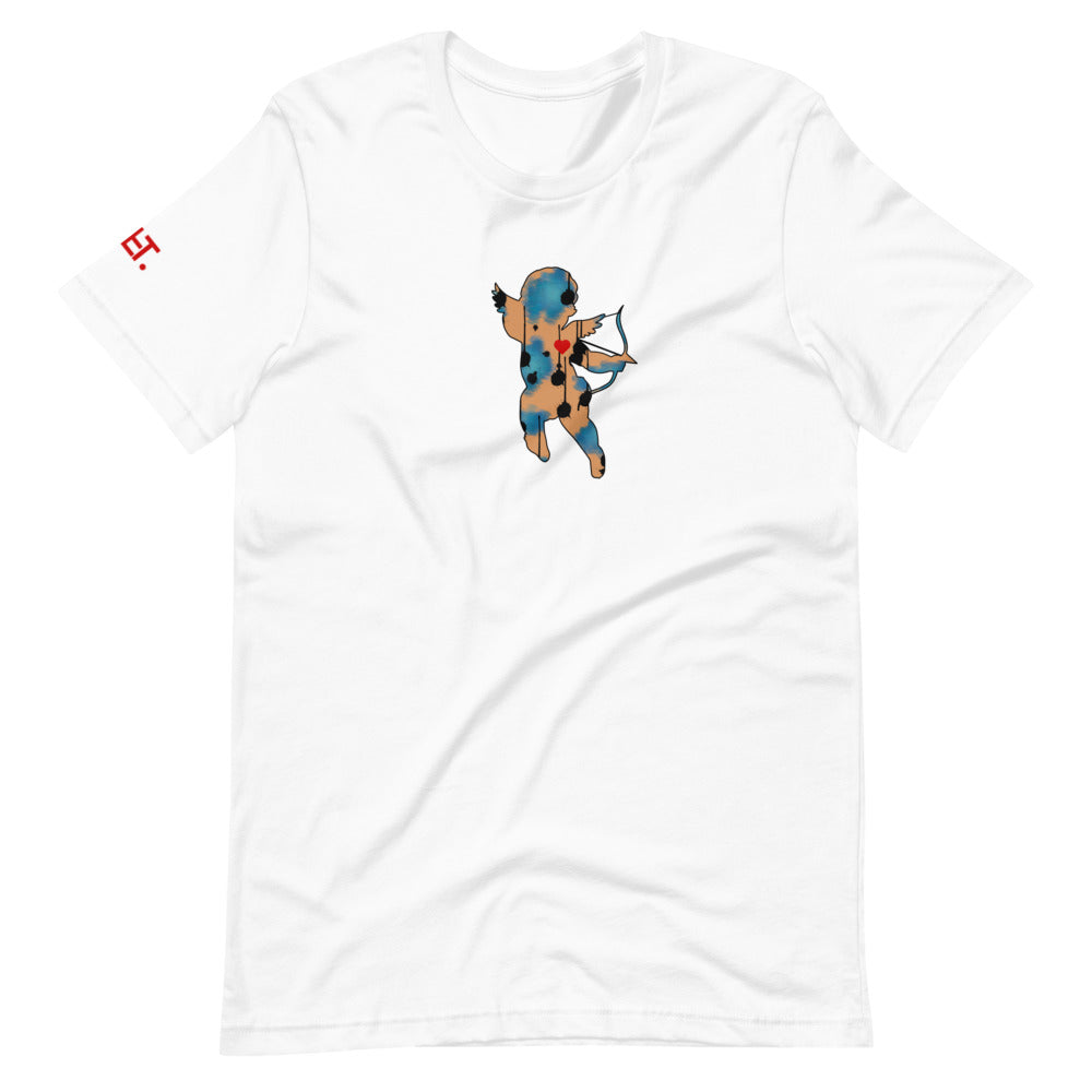 Offbeatrip Cupid White Short-Sleeve Unisex T-Shirt