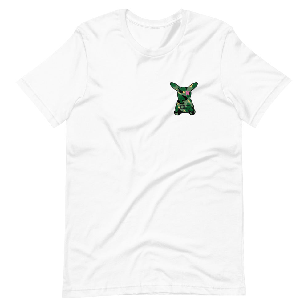 Offbeatrip Camo Bunny Short-Sleeve Unisex T-Shirt