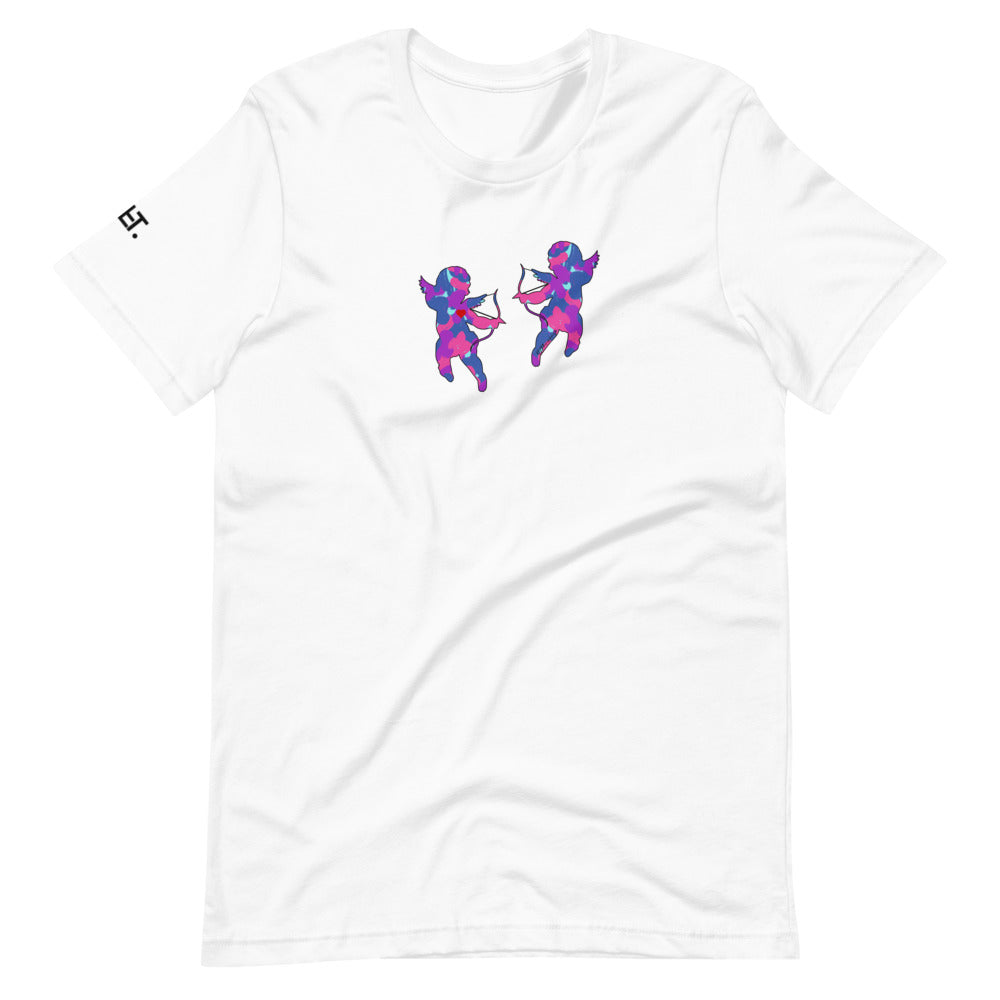 Offbeatrip Camo Cupid Short-Sleeve Unisex T-Shirt