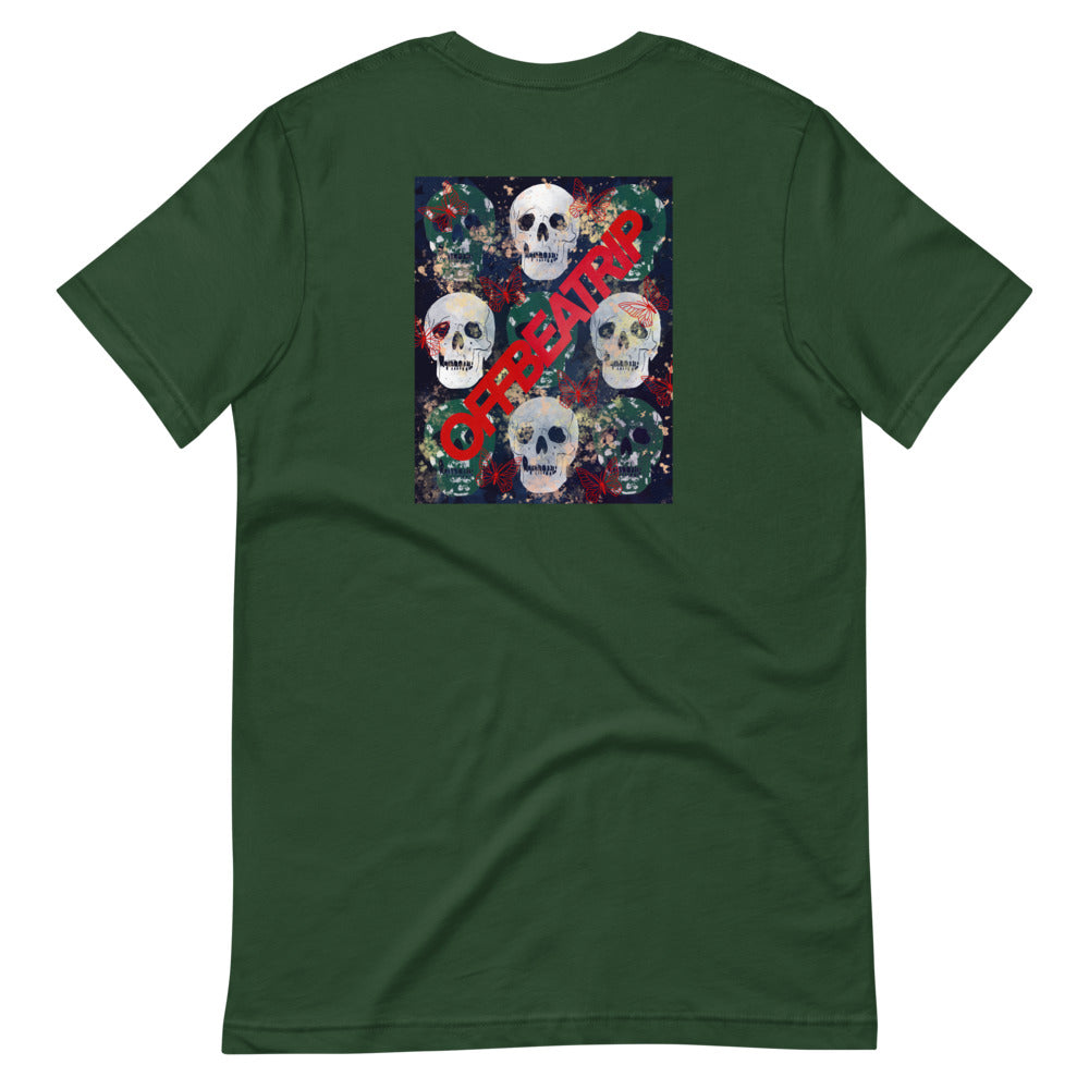 Offbeatrip Skulls Short-Sleeve Unisex T-Shirt