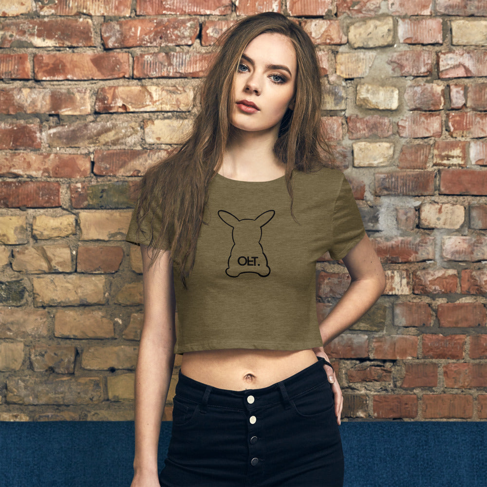 Offbeatrip Bunny Women’s Crop Tee