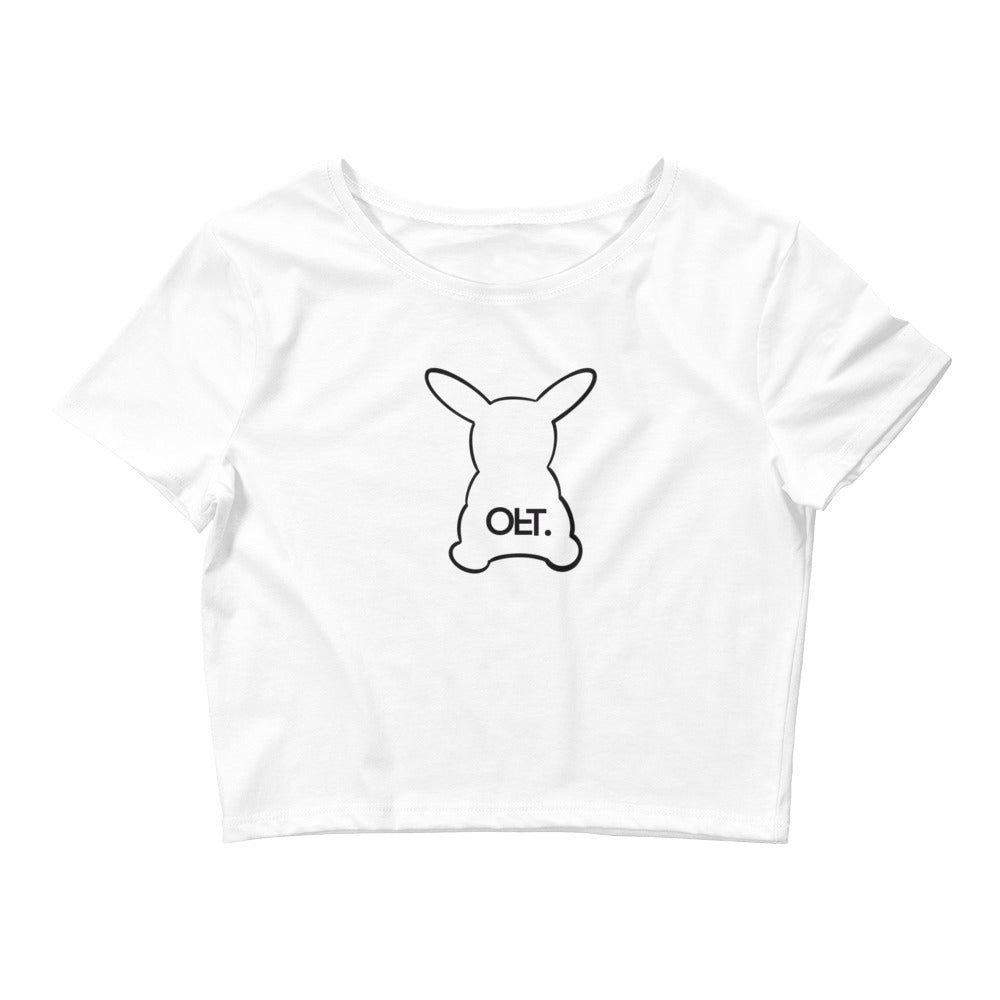 Offbeatrip Bunny Women’s Crop Tee